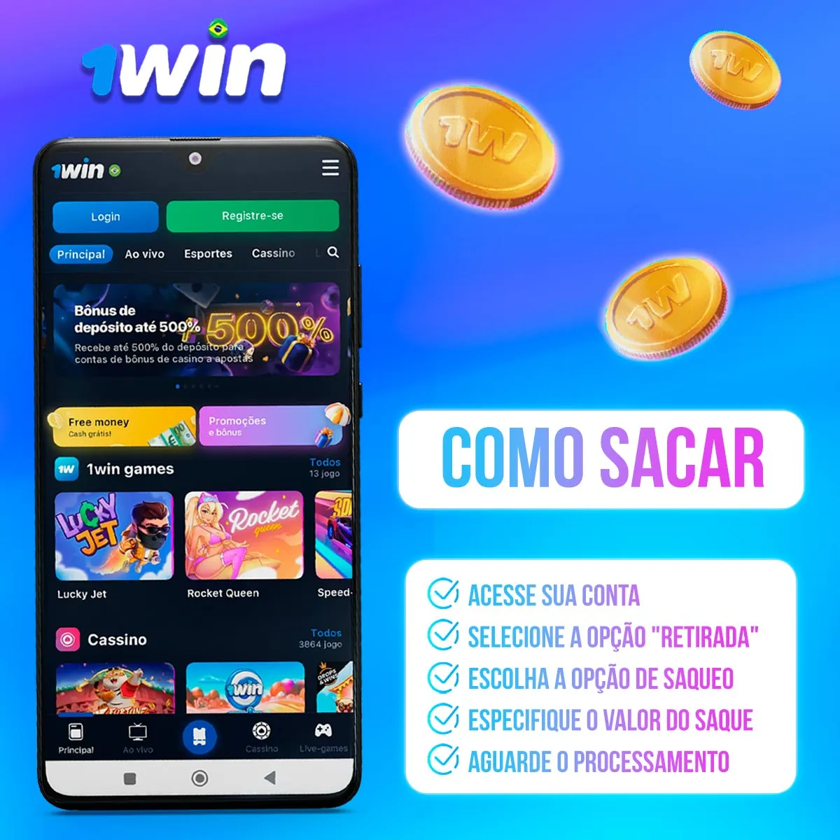 Composição de interface móvel e etapas de uma operação de caixa Composição de interface móvel e etapas de uma operação de caixa