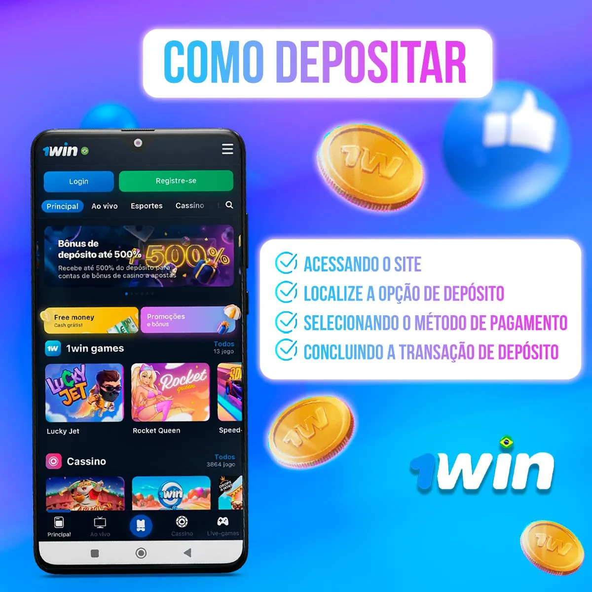 Composição de interface móvel e etapas de uma operação de caixa Composição de interface móvel e etapas de uma operação de caixa